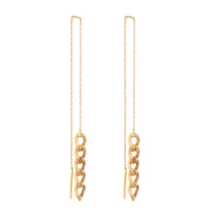 گوشواره طلا 18 عیار زنانه دوست خوب مدل dk495