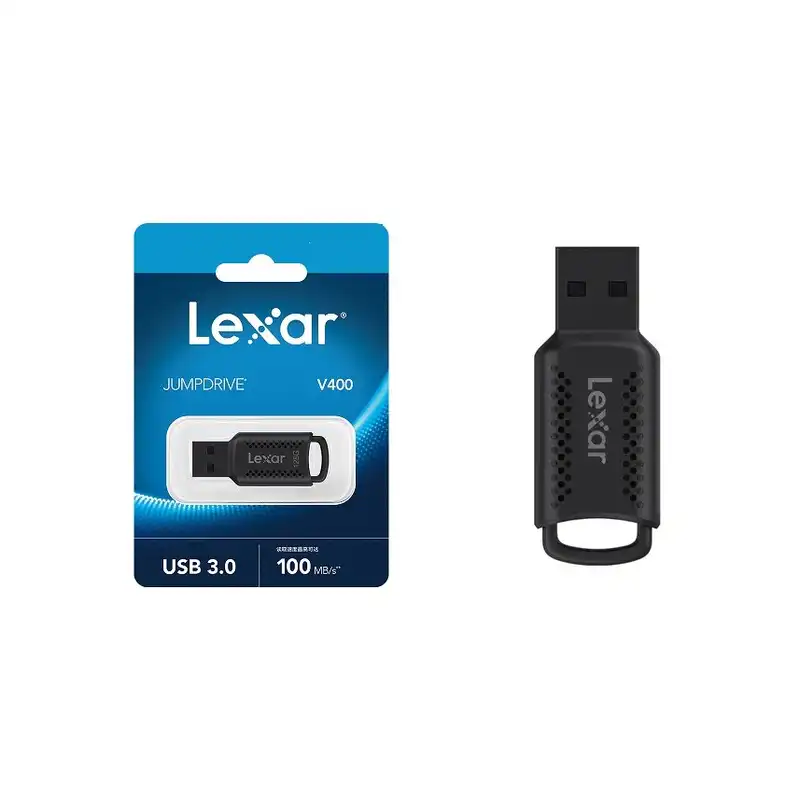 فلش مموری لکسار مدل V400 USB3.0 ظرفیت 128 گیگابایت