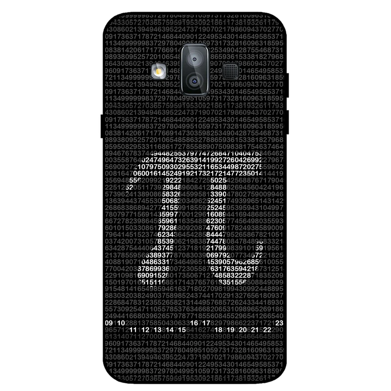 کاور مگافون طرح عدد پی مدل 7240 مناسب برای گوشی موبایل سامسونگ Galaxy J7 Duo (J720) 