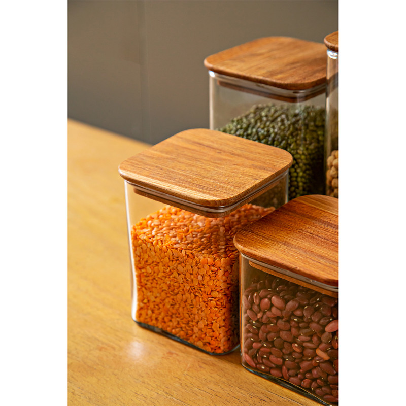 بانکه میس گلس مدل هرا چهارگوش بسته 3 عددی