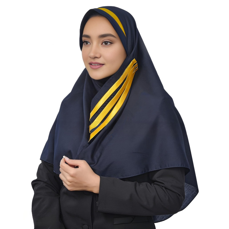 مقنعه مدل نیم دراپه کد So80 