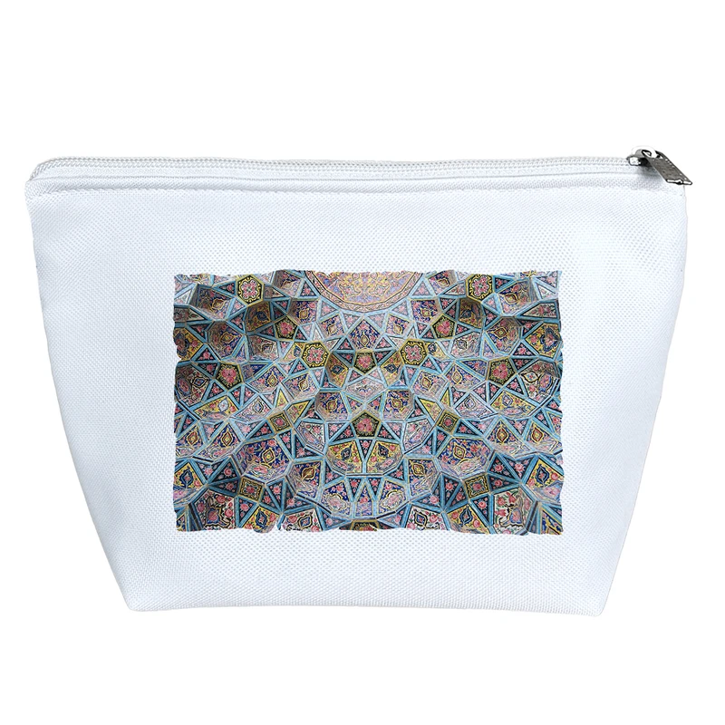 کیف لوازم آرایش دخترانه خندالو مدل کاشی کد 72