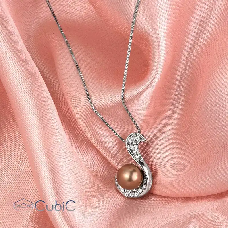 گردنبند زنانه کوبیک مدل QN-35928