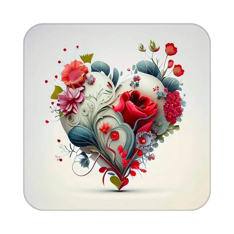 زیر لیوانی کاکتی مدل عاشقانه کد mp11180