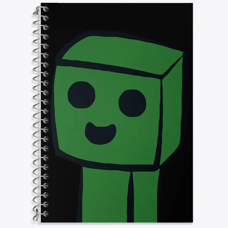 دفتر لغت 50 برگ خندالو طرح ماینکرافت (Minecraft) کد F289