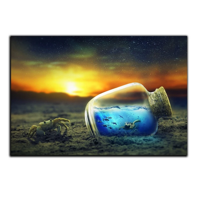 تابلو شاسی بکلیت طرح نقاشی مفهومی و سورئالیسم مدل SH-S5000