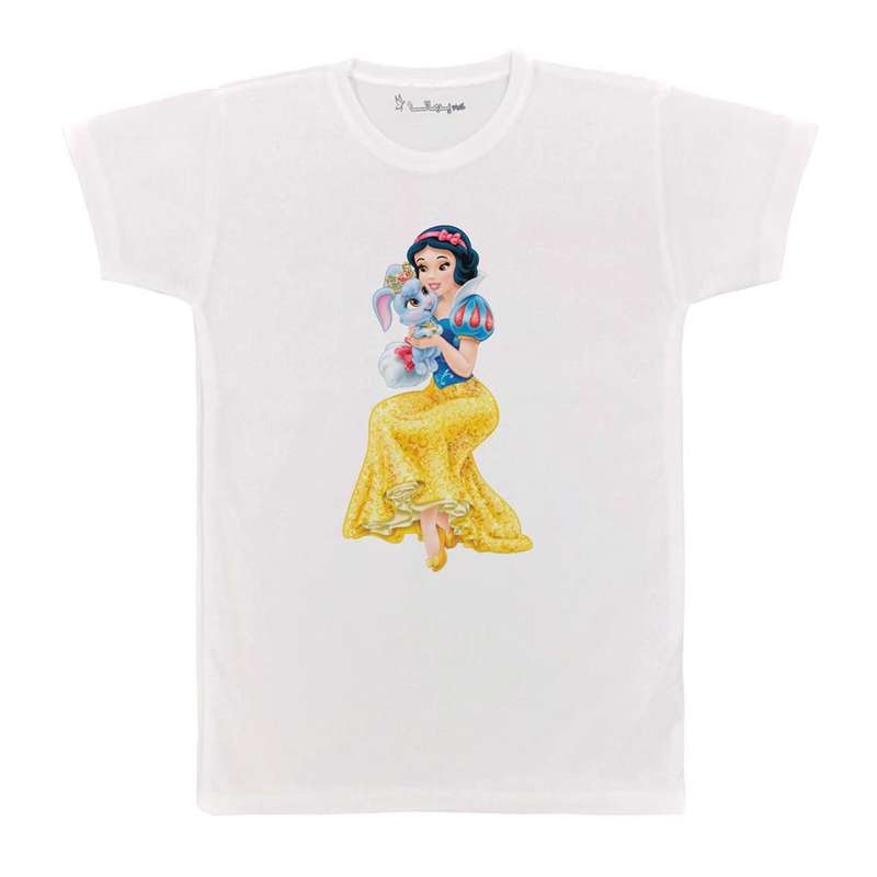 تی شرت بچگانه پرمانه طرح سفید برفی و هفت کوتوله کد pmt.5830