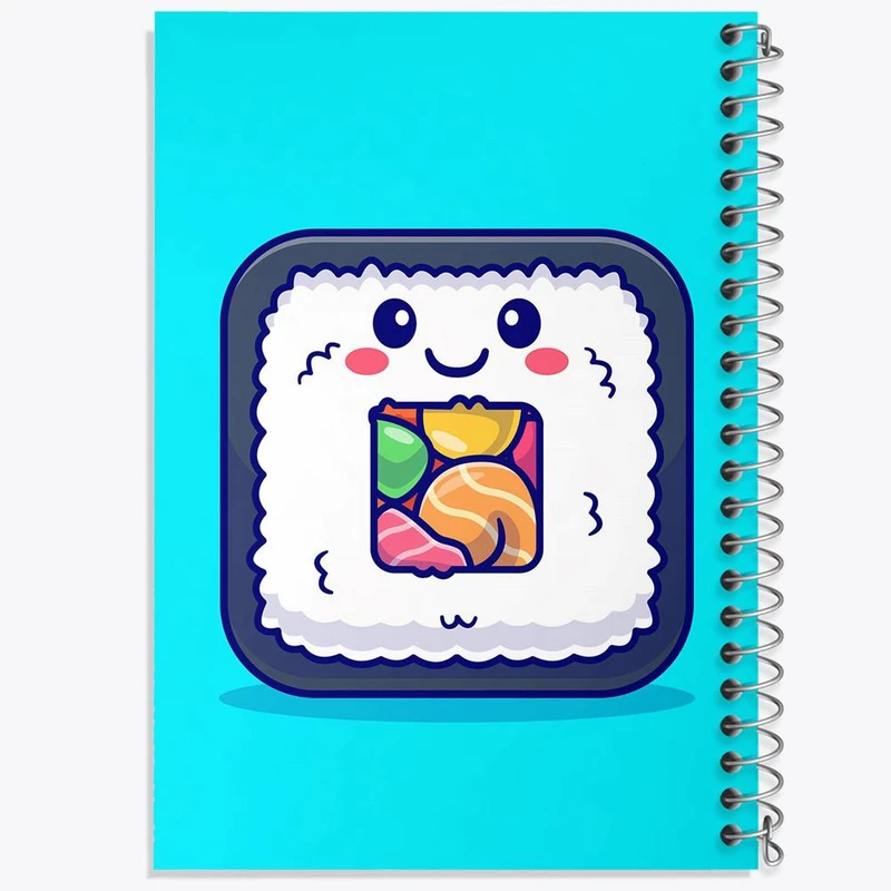 دفتر لیست خرید 50 برگ خندالو طرح سوشی کد 29461