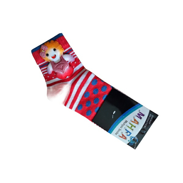 جوراب دخترانه مهپا مدل عروسکی