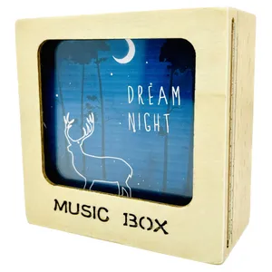 جعبه موزیکال مدل کوکی قاب عکسی طرح DREAM NIGHT