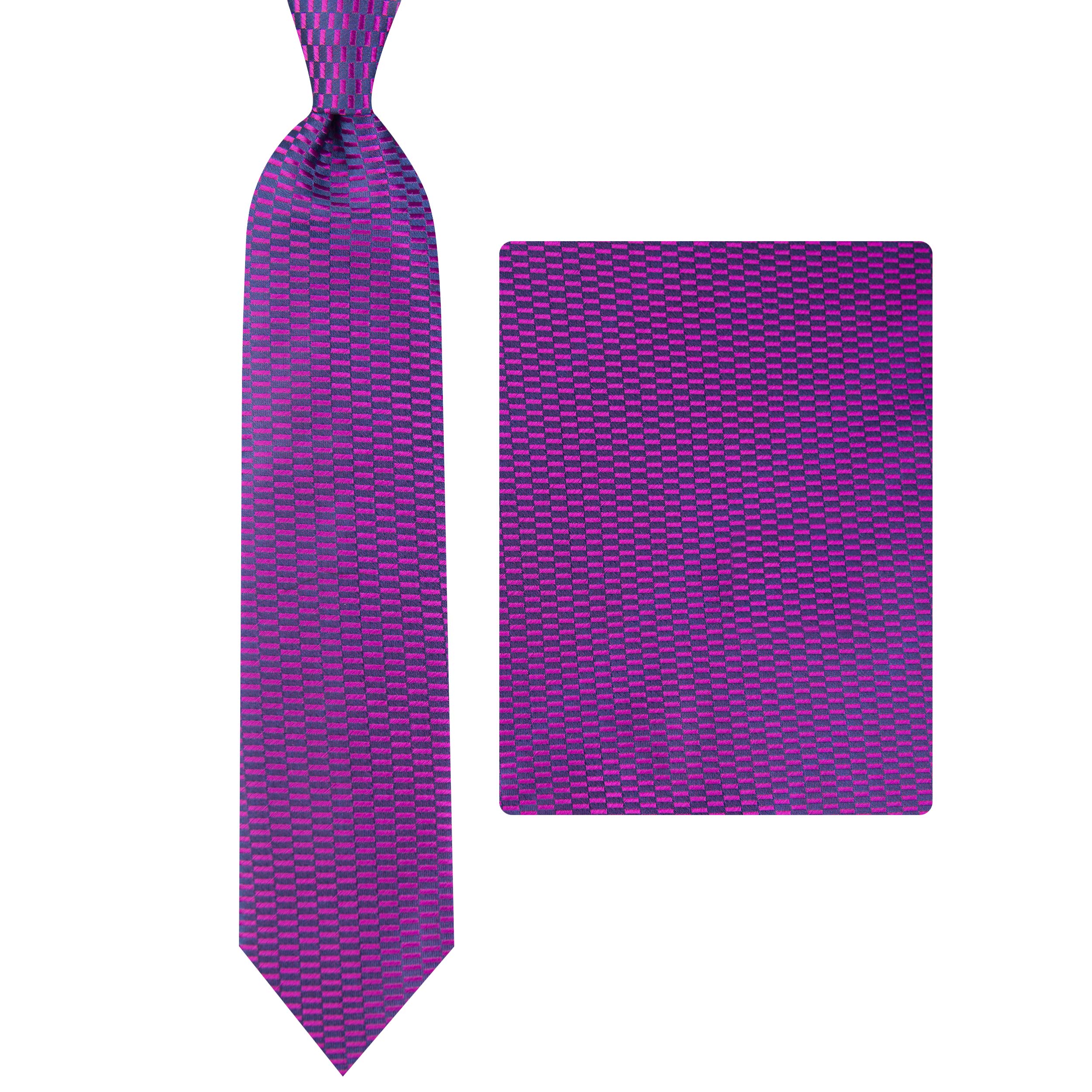 ست کراوات و دستمال جیب مردانه مدل GF-PO1539-PU