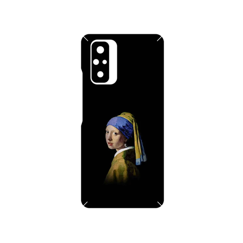 برچسب پوششی ماهوت مدل Girl with a Pearl Earring of Vermeer مناسب برای گوشی موبایل شیائومی Redmi Note 10 Pro