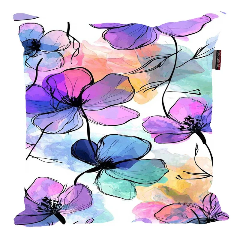 کوسن پاد آفرین مدل فانتزی طرح گل کد 2800