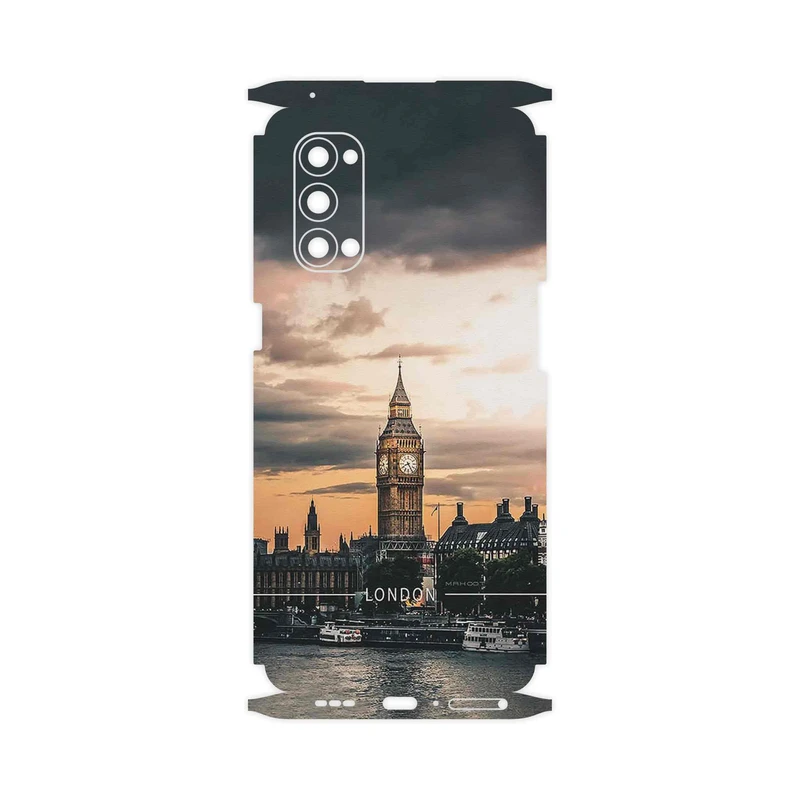 برچسب پوششی ماهوت مدل London_City-FullSkin مناسب برای گوشی موبایل اپو Reno4 Pro 5G