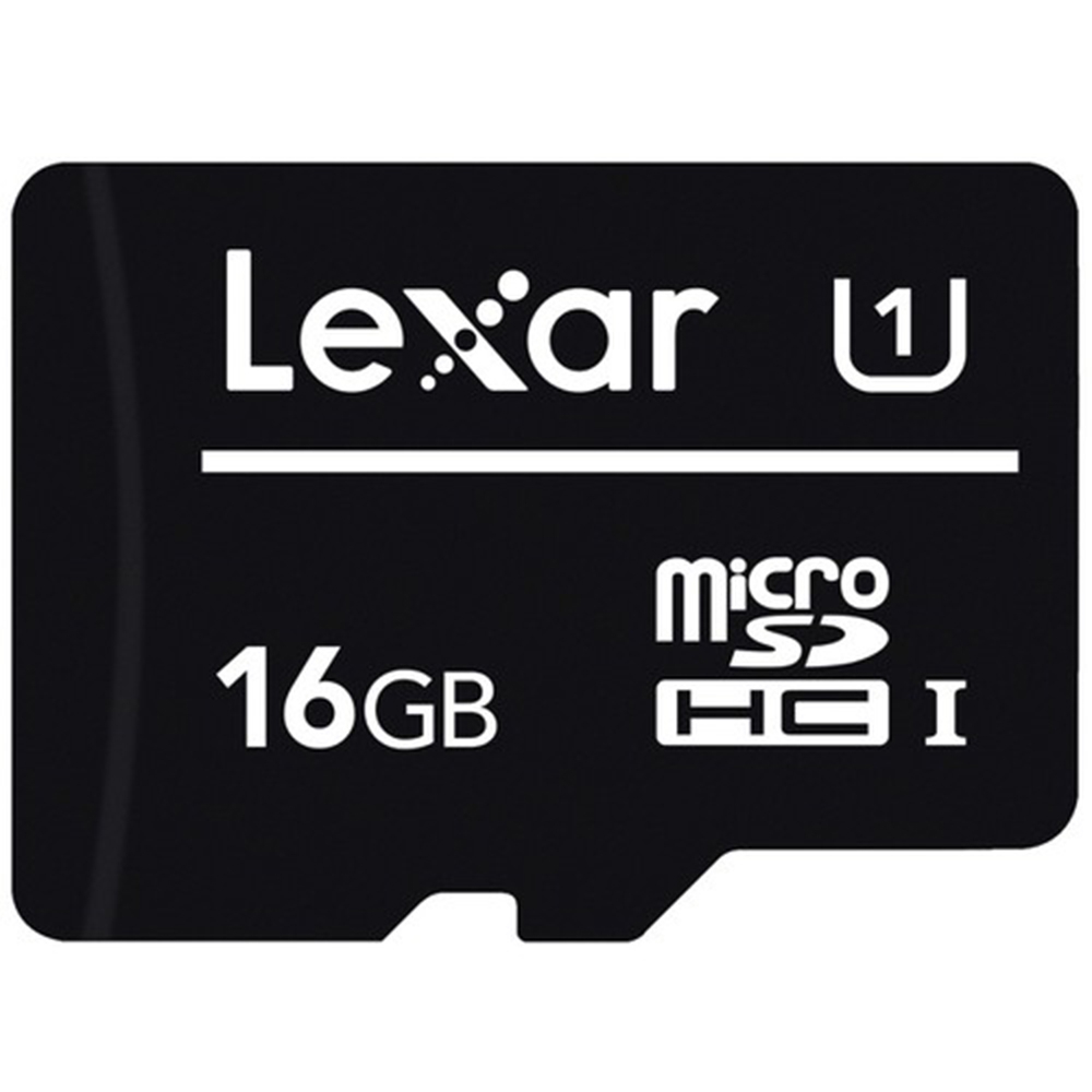 کارت حافظه microSDHC لکسار مدل Speed up to کلاس 10 استاندارد UHS-I U1سرعت 80MBps ظرفیت 16 گیگابایت