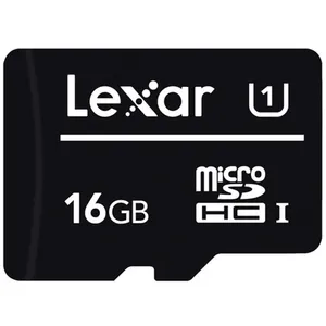 کارت حافظه‌ microSDHC لکسار مدل Speed up to کلاس 10 استاندارد UHS-I U1سرعت 80MBps ظرفیت 16 گیگابایت