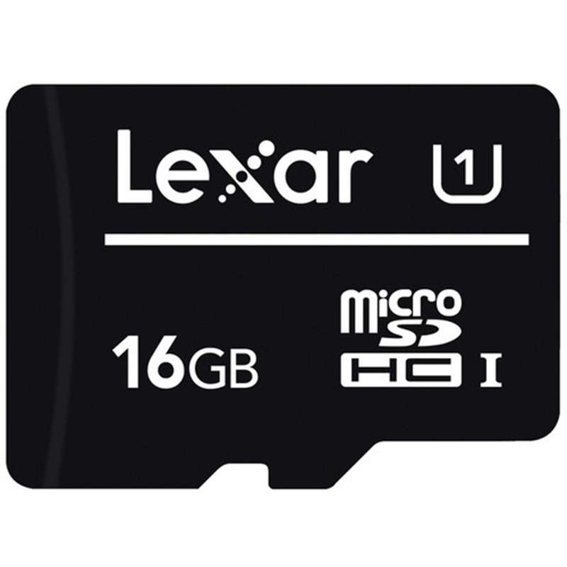 کارت حافظه‌ microSDHC لکسار مدل Speed up to کلاس 10 استاندارد UHS-I U1سرعت 80MBps ظرفیت 16 گیگابایت