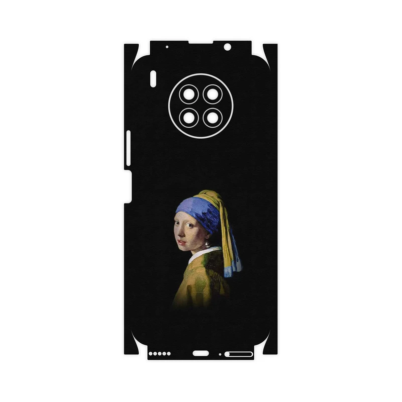 برچسب پوششی ماهوت مدل Girl with a Pearl Earring of Vermeer-FullSkin مناسب برای گوشی موبایل آنر 50 Lite