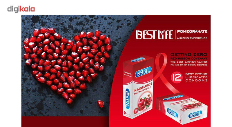 کاندوم بست لایف مدل Pomegranate بسته 12 عددی کاندوم بست لایف مدل Pomegranate بسته 12 عددی