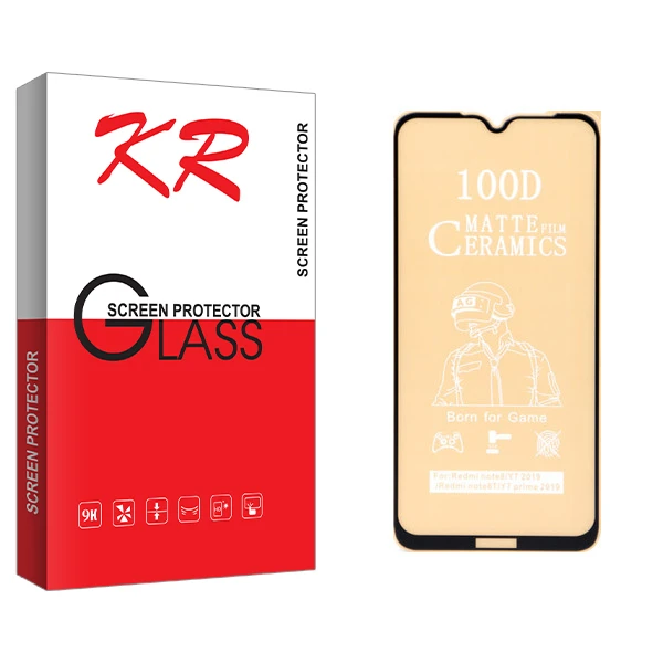 محاظ صفحه نمایش مات کی آر مدل +HD مناسب برای گوشی موبایل شیائومی Redmi Note 8
