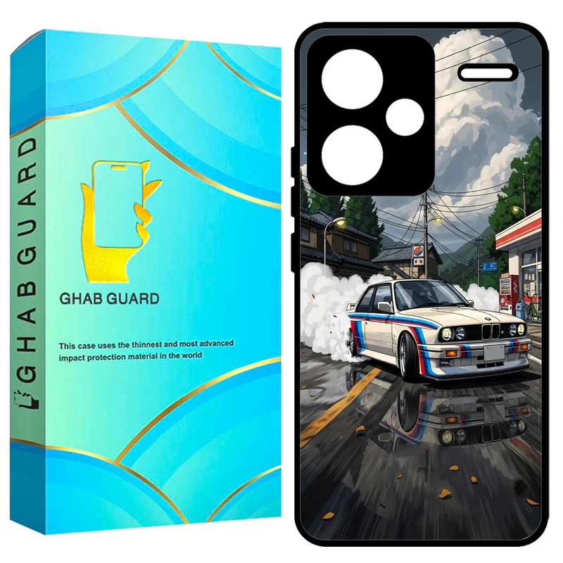 کاور قاب گارد طرح ماشین مدل GCHPN13PL مناسب برای گوشی موبایل شیائومی Redmi Note 13 Pro Plus