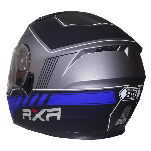 کلاه کاسکت آر ایکس آر مدل فک متحرک عینکدار کد RX_BL