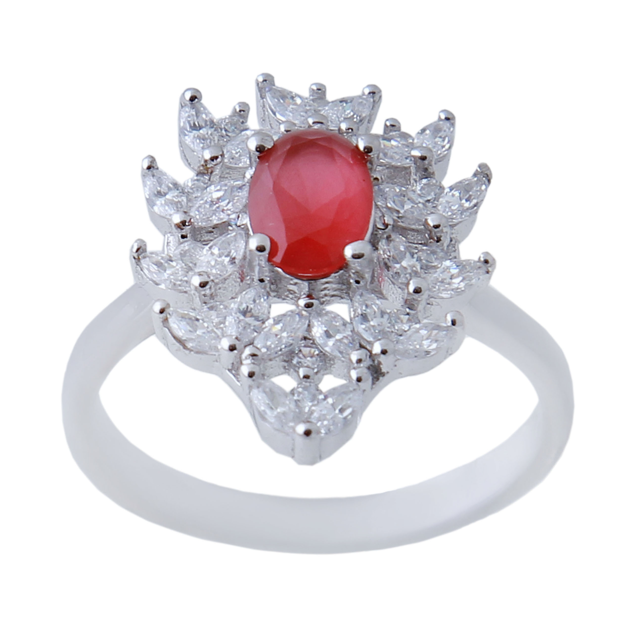   انگشتر نقره زنانه بازرگانی میلادی کد AWR_628