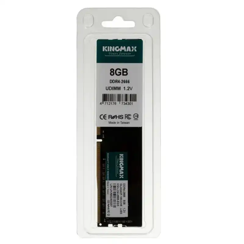 رم دسکتاپ DDR4 تک کاناله 2666 مگاهرتز CL19 کینگ مکس ظرفیت 8 گیگابایت
