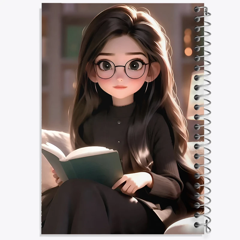 دفتر نقاشی 50 برگ خندالو طرح دخترانه کد F7849