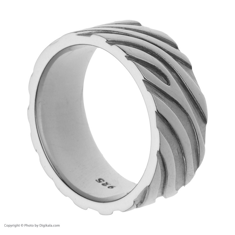 انگشتر نقره زنانه مدل zebra