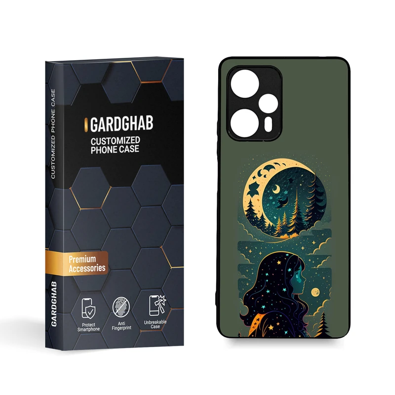 کاور گارد قاب مدل دخترانه مناسب برای گوشی موبایل شیائومی Redmi note 12 Turbo/Poco F5