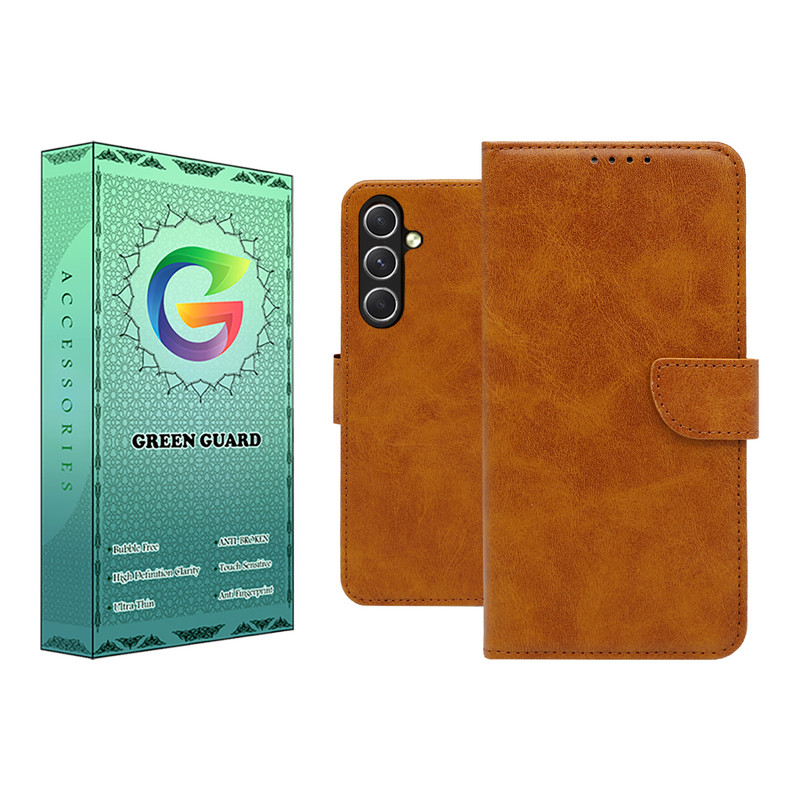 کیف کلاسوری گرین گارد مدل چرمی مگنتی کد Hb-G10 مناسب برای گوشی موبایل سامسونگ Galaxy A34 5G