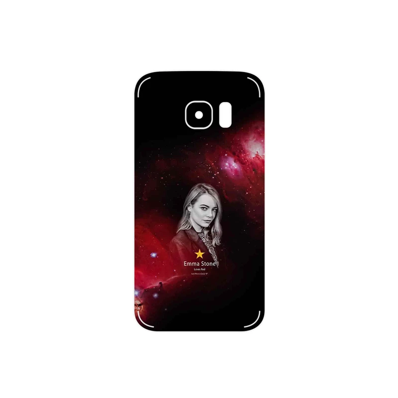 برچسب پوششی ماهوت مدل Emma Stone مناسب برای گوشی موبایل سامسونگ Galaxy S7