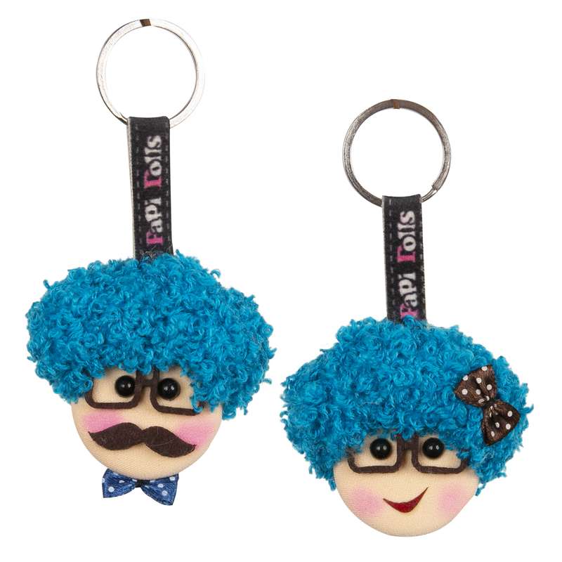  جاکلیدی پاپی دالز مدل لوئی فر مجموعه دو عددی