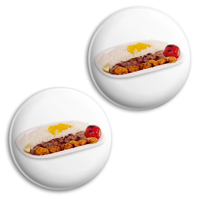 مگنت پرمانه طرح کباب کد pmag2.35329 مجموعه 2 عددی