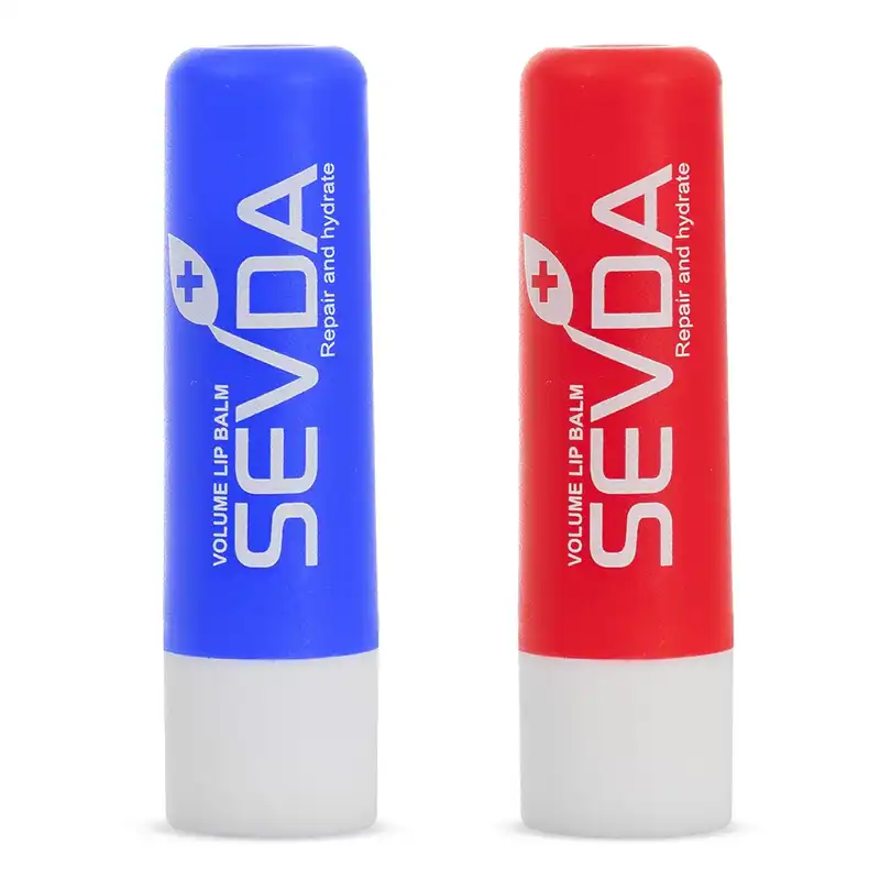 بالم لب سودا مدل گیلاس و شیر مجموعه 2 عددی