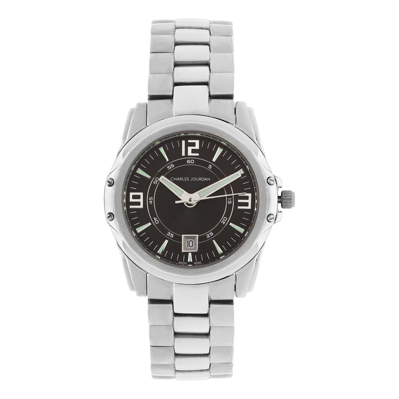 ساعت مچی عقربه‌ای کوارتز زنانه چارلز جردن مدل NAVIGATOR 140.22 STEEL