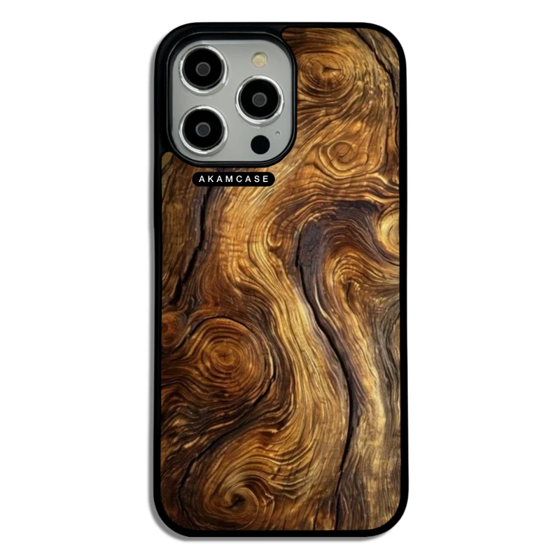 کاور آکام مدل AMC-WA14PROMAX-WOOD-26 مناسب برای گوشی موبایل اپل iPhone 14 Pro Max