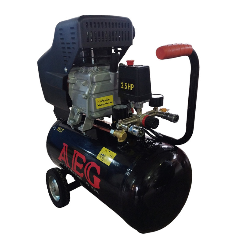 کمپرسور هوا آاگ مدل RC2024-25 K ظرفیت 25 لیتر