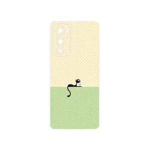 MAHOOT Minimal Internet Cat Icon Cover Sticker for Motorola Edge 30