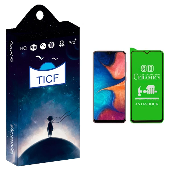 محافظ صفحه نمایش سرامیکی تی ای سی اف مدل +HD مناسب برای گوشی موبایل سامسونگ Galaxy A10
