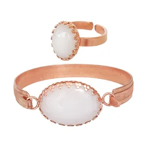 نیم ست زنانه مدل سنگ ساعتی کد JW173.10