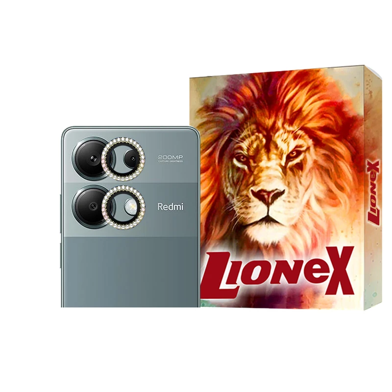 محافظ لنز دوربین لایونکس مدل NEGLEL مناسب برای گوشی موبایل شیائومی Redmi Note 13 Pro 4G