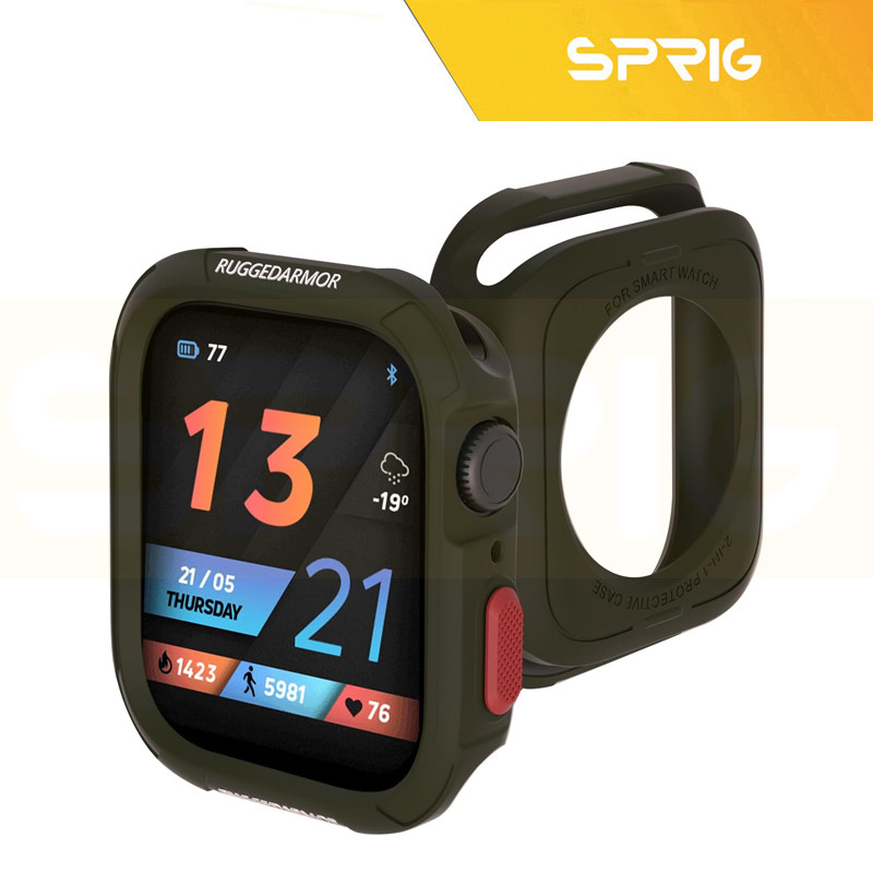 کاور اسپریگ مدل Rugged Armor مناسب برای اپل واچ اپل واچ سری 4/5/6/Se سایز 44 میلی متری