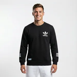 تی‌شرت ورزشی آستین بلند مردانه مدل Cotton Crew