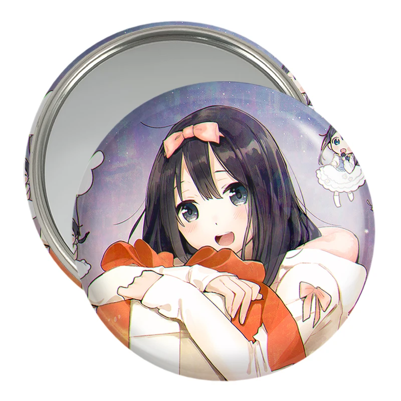 آینه جیبی خندالو مدل موچیزو و تاماکو انیمه فروشگاه تاماکو کد 24276