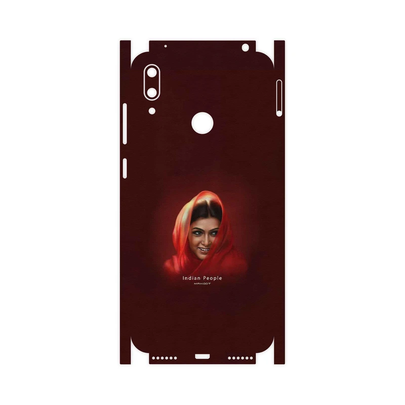 برچسب پوششی ماهوت مدل Portrait of an Indian Woman-FullSkin مناسب برای گوشی موبایل هوآوی Y7 Prime 2019