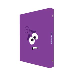 دفتر کلاسوری 100 برگ پدیده نقش مدل 26 حلقه کالکشن انیمیشن طرح درون و بیرون Inside Out کد02