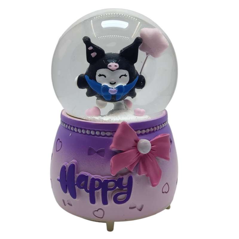 گوی موزیکال مدل چراغ دار طرح کرومی گوی موزیکال مدل چراغ دار طرح کرومی