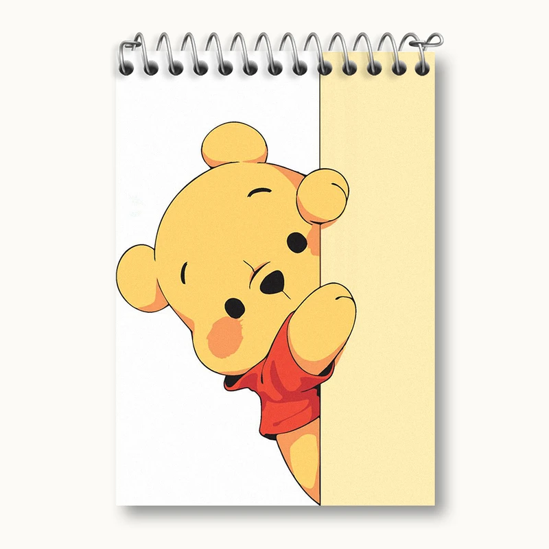 دفتر یادداشت 50 برگ خندالو طرح خرس پو (Winnie the Pooh) کد N1887